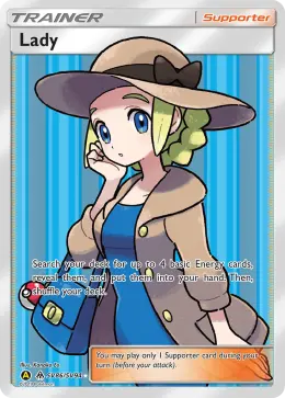 Lady card