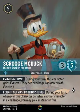 Scrooge McDuck card