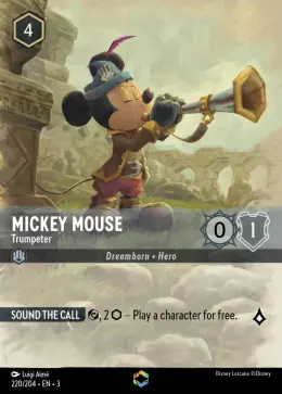 Mickey Mouse card