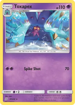 Toxapex card