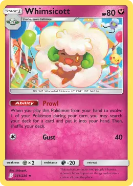 Whimsicott card