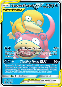 Slowpoke & Psyduck-GX card