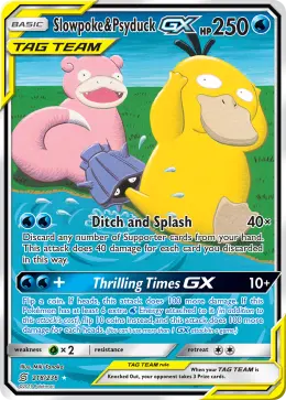 Slowpoke & Psyduck-GX card