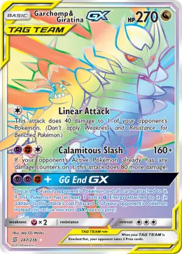 Garchomp & Giratina-GX card