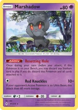 Marshadow card