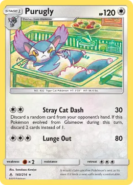 Purugly card