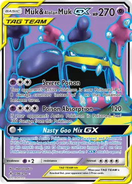 Muk & Alolan Muk-GX card