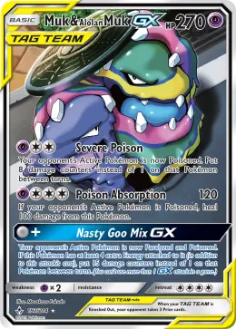 Muk & Alolan Muk-GX card