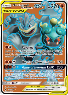 Marshadow & Machamp-GX card