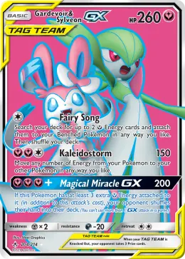 Gardevoir & Sylveon-GX card