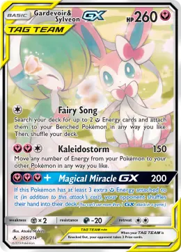 Gardevoir & Sylveon-GX card