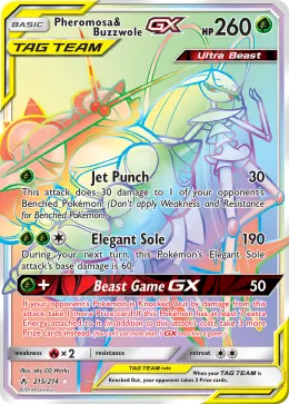 Pheromosa & Buzzwole-GX card