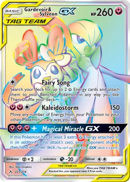 Gardevoir & Sylveon-GX card