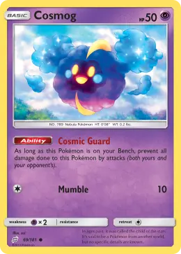 Cosmog card