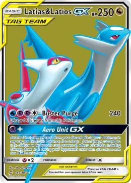 Latias & Latios-GX card