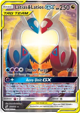 Latias & Latios-GX card