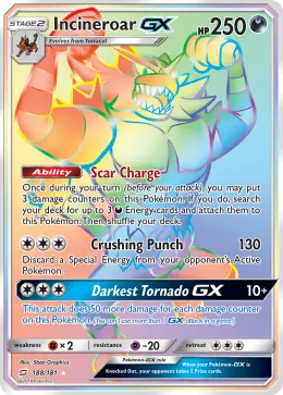 Incineroar-GX card