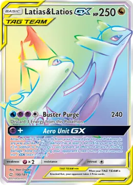 Latias & Latios-GX card