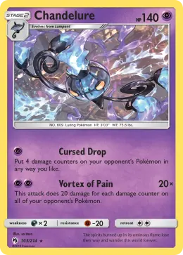 Chandelure card