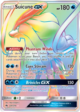 Suicune-GX card