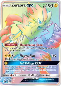 Zeraora-GX card