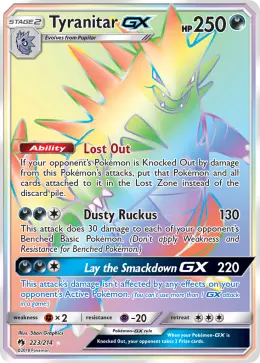 Tyranitar-GX card