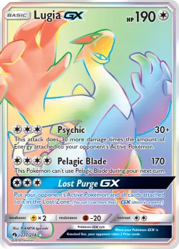 Lugia-GX card