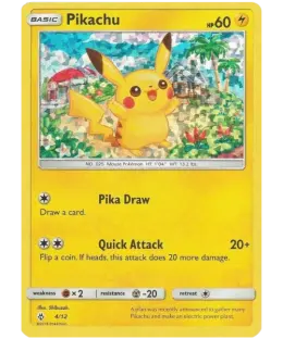 Pikachu card