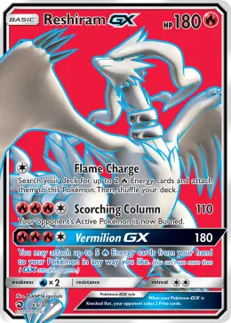 Reshiram-GX card
