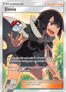 Zinnia card