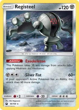 Registeel card