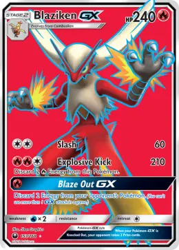 Blaziken-GX card