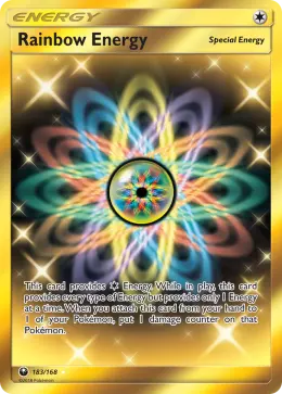 Rainbow Energy card
