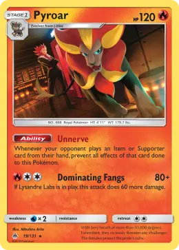 Pyroar card