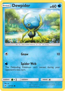 Dewpider card