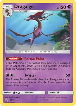 Dragalge card