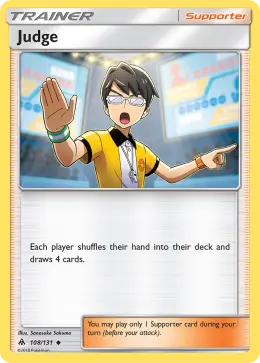 Judge card