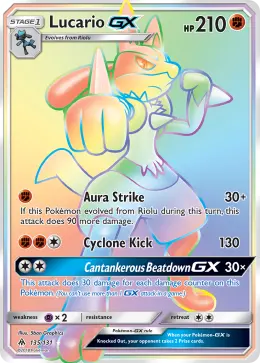 Lucario-GX card