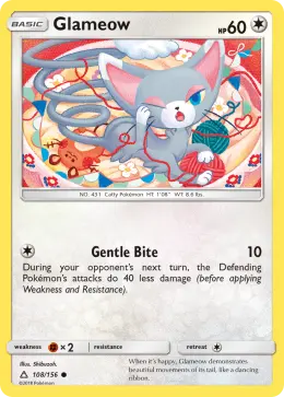 Glameow card