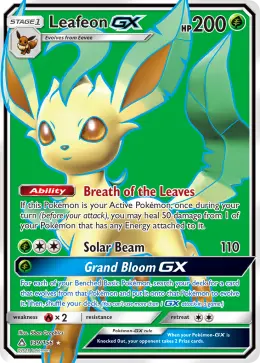 Leafeon-GX card