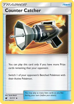 Counter Catcher card