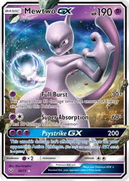 Mewtwo-GX card