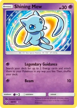 Shining Mew card