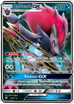 Zoroark-GX card