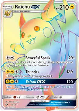 Raichu-GX card