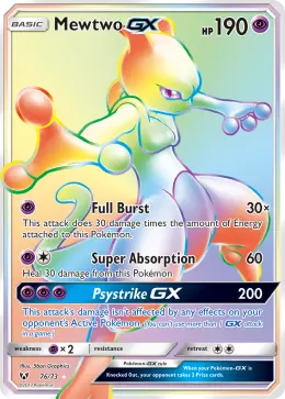 Mewtwo-GX card
