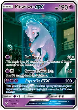 Mewtwo-GX card