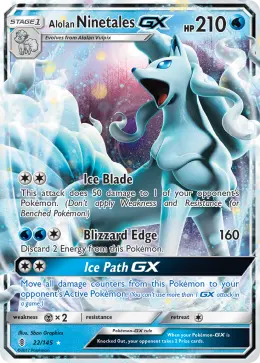 Alolan Ninetales-GX card