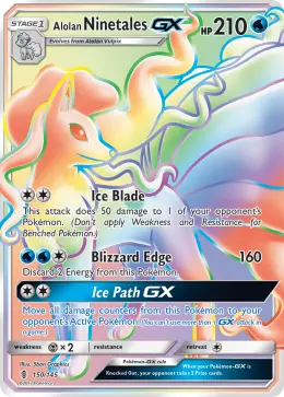 Alolan Ninetales-GX card