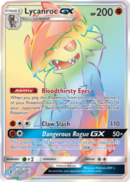 Lycanroc-GX card